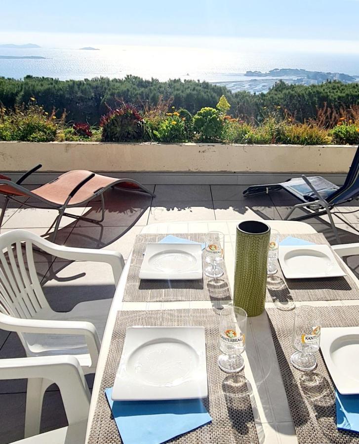 Vue Mer Panoramique Et Piscine Бандоль Екстер'єр фото